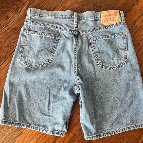 Vintage Levi's Red Tab Men's Denim 550 Relaxed Fit Shorts / Jorts | Size 36 - Picture 3 of 6